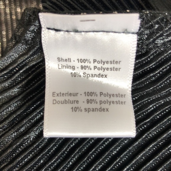 Likely Pewter Silver Metallic Cocktail Halter Dress Size 4 - Picture 8 of 9